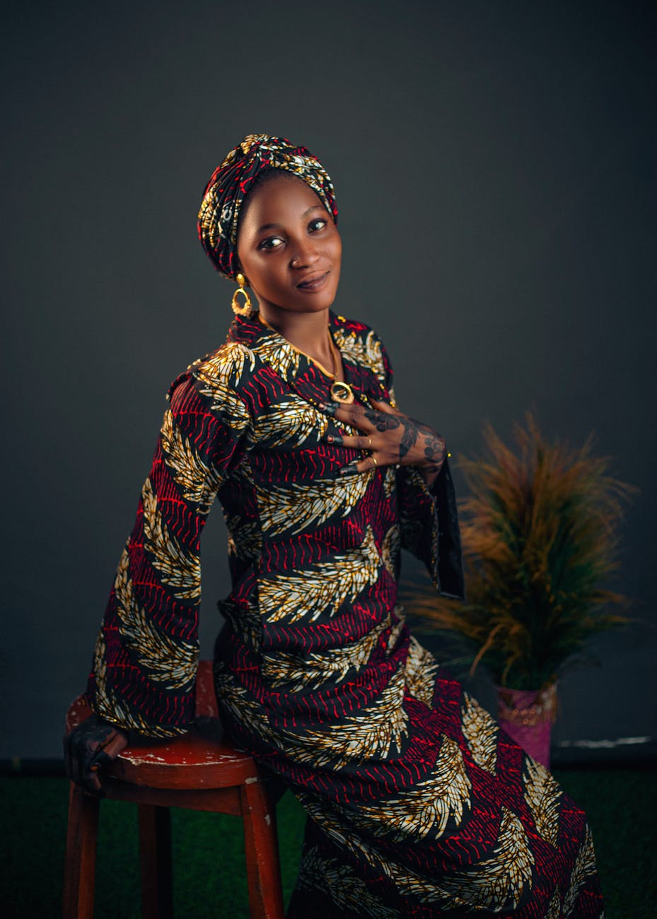 Robe Chemise Lin Motifs Traditionnels